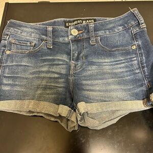 Women's Blue Denim Shorts